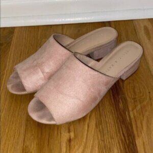 Blush Pink Kelly & Kate Heeled Slide